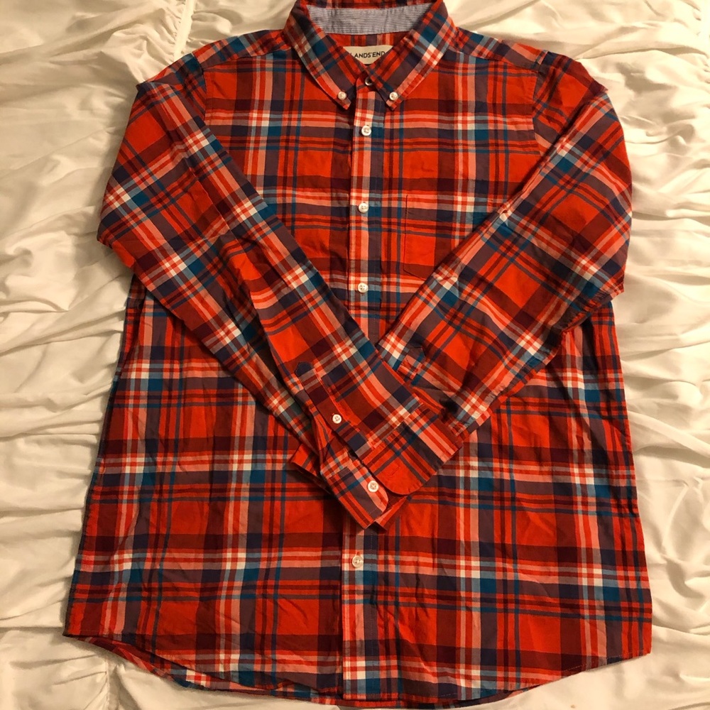 Lands End dress shirt, boys XL (18-20H)